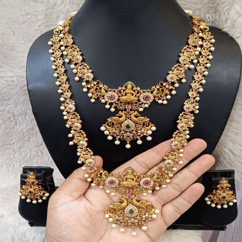LAKSHMI PEACOCK NECKLACE SET