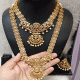 stunning chandbali haram with beautiful earings combo
