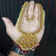 GODDESS LAKSHMI PEARL DROP NECKLACE SET
