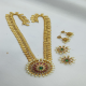 LAKSHMI KASUL HARAM WITH DETACHABLE PENDANT WITH 2 PAIR EARINGS