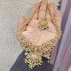 TRADITIONAL INDIAN JEWELRY NECKLACE AND EARRING SET