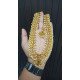 TRADITIONAL INDIAN GUTTAPUSALU LONG NECKLACE SET