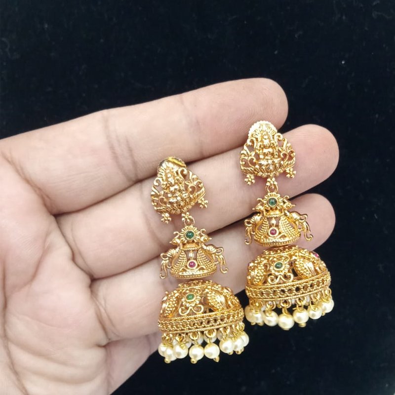MAT GOLD LAKSHIMI DEVI JHUMKAS
