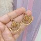 CHANDBALI LAXMI DEVI EARINGS WITH PINK EMBELD STONE