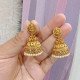 LAKSHIMI DEVI JHUMKA WITH WHITE PEARL DROPS